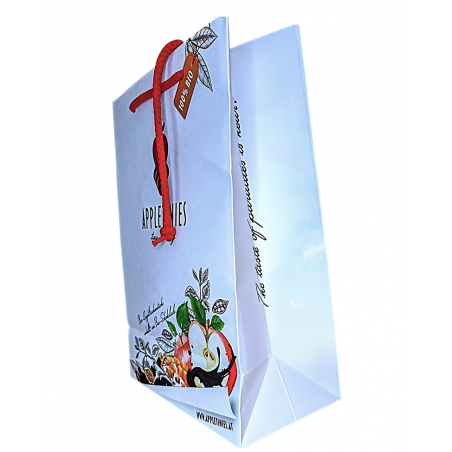 Sac en papier luxe pellicule impression a chaud