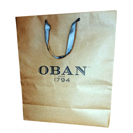 Sac en papier kraft luxe nature ruban