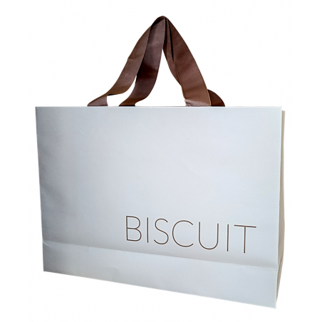 Sac en papier luxe pellicule impression offset